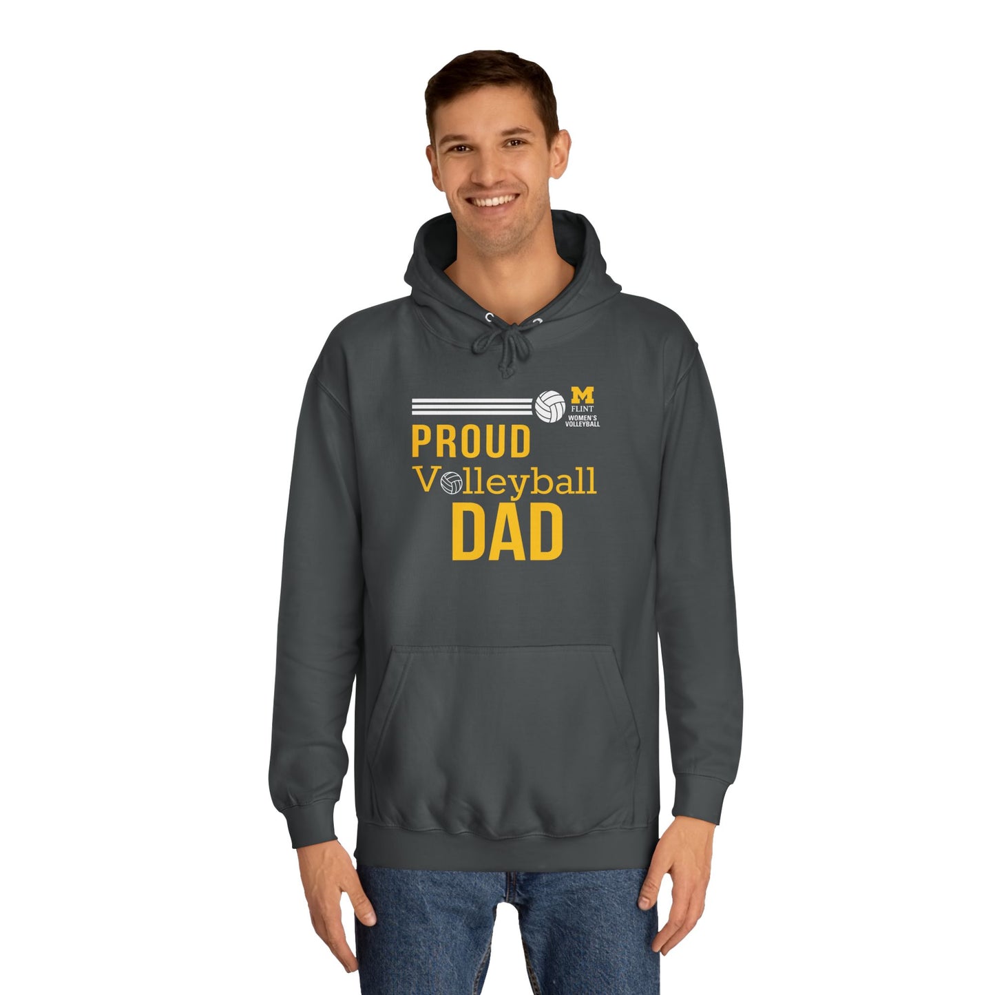 Proud Volleyball Dad Hoodie