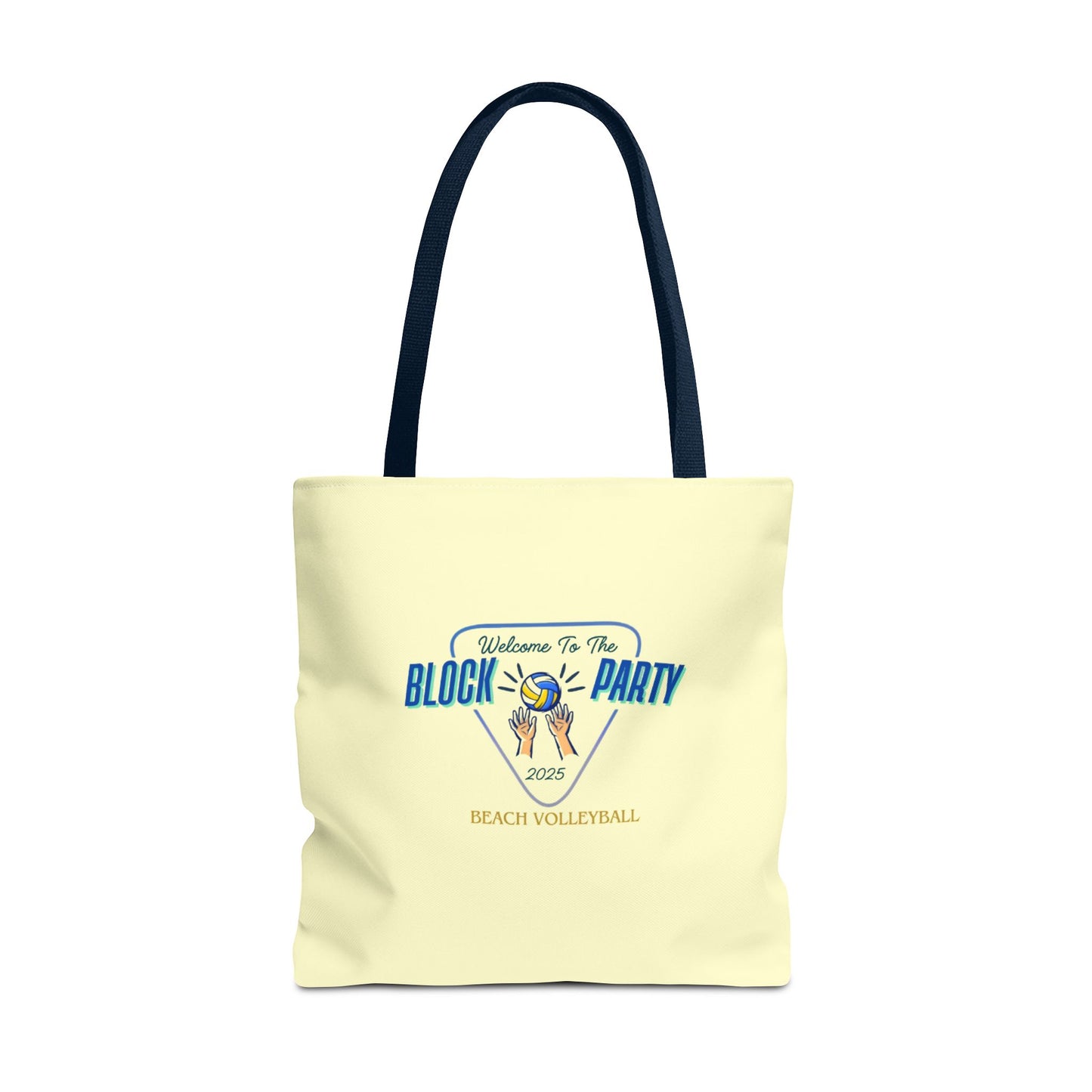 Beach Volleyball Tote Bag - Block Party 2025