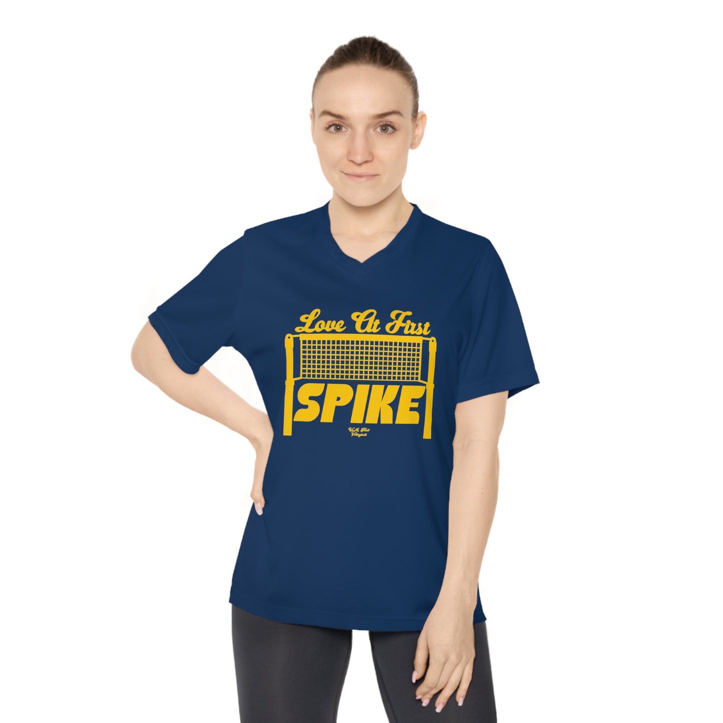 Love at First Spike Women's Performance V-Neck T-Shirt