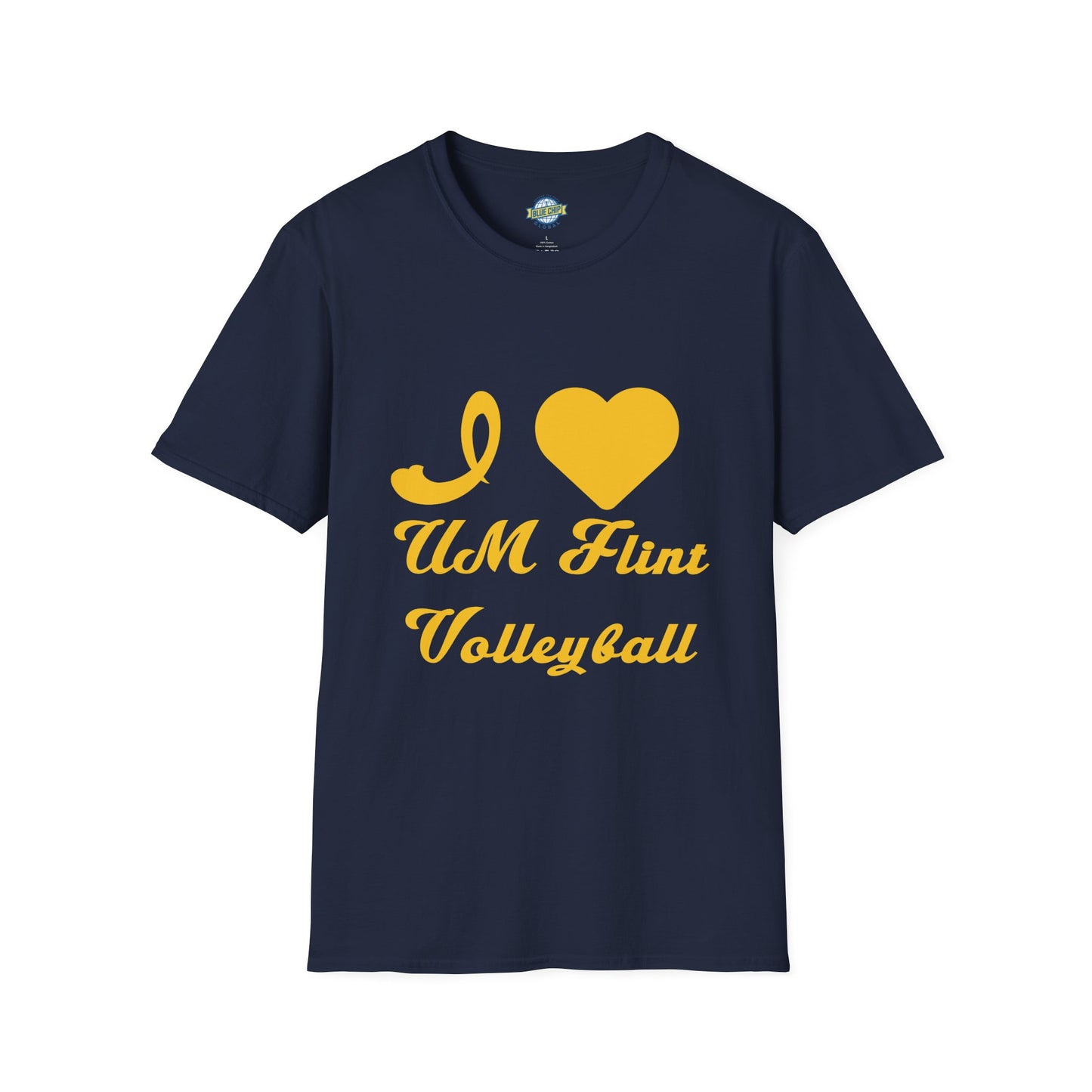 I Love Flint Volleyball - Softstyle Unisex Tee