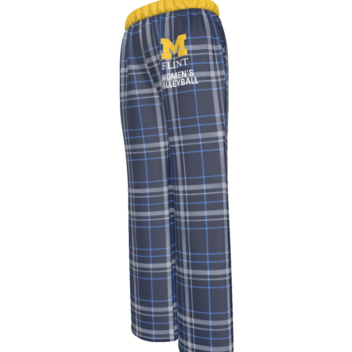 UM Flint Women's Volleyball Plaid Pajama Pants