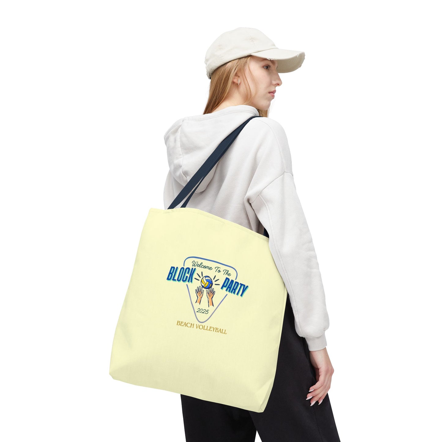 Beach Volleyball Tote Bag - Block Party 2025