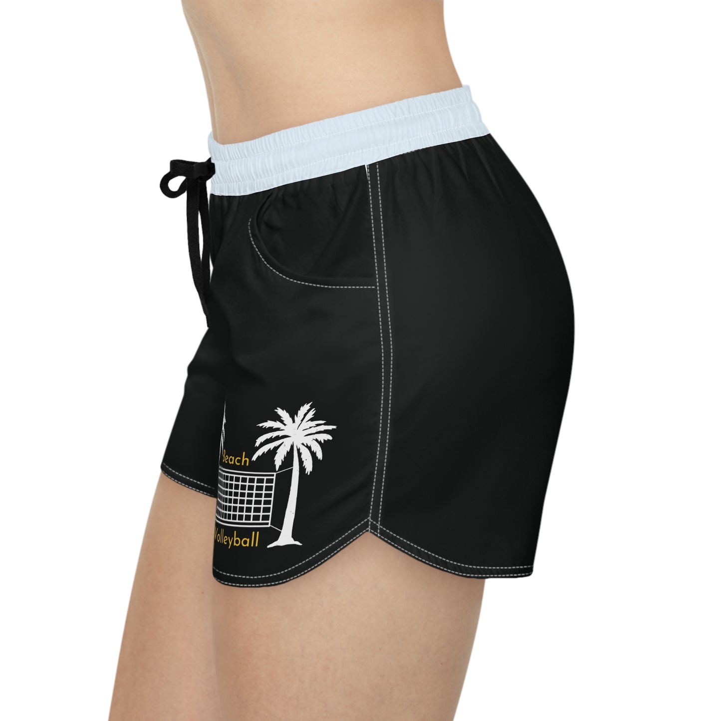 Women's Beach Volleyball Shorts - Black