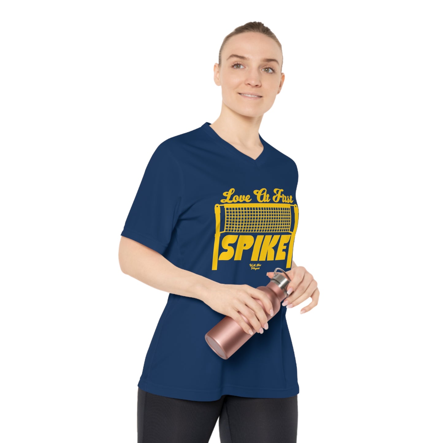 Love at First Spike Women's Performance V-Neck T-Shirt