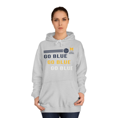 Go Blue x 3 Unisex Hoodie