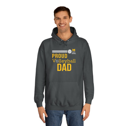 Proud Volleyball Dad Hoodie