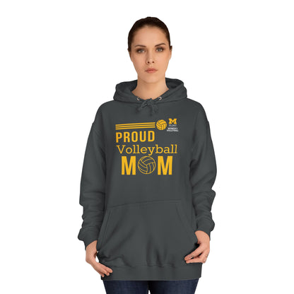 Proud Volleyball Mom Hoodie
