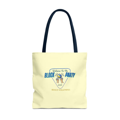 Beach Volleyball Tote Bag - Block Party 2025
