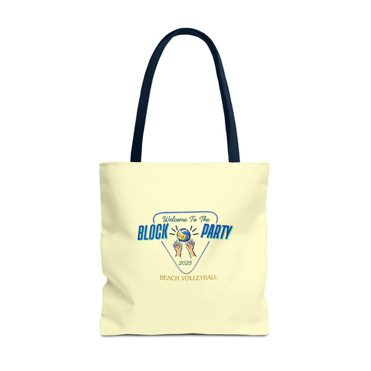 Beach Volleyball Tote Bag - Block Party 2025