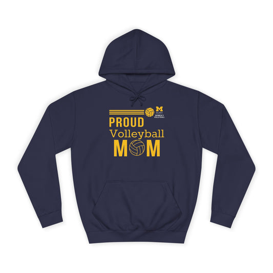 Proud Volleyball Mom Hoodie