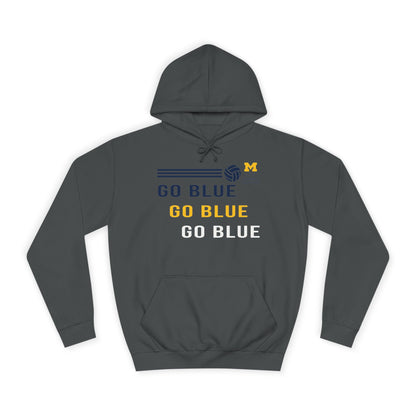 Go Blue x 3 Unisex Hoodie