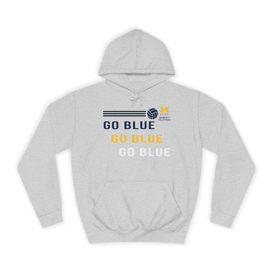 Go Blue x 3 Unisex Hoodie