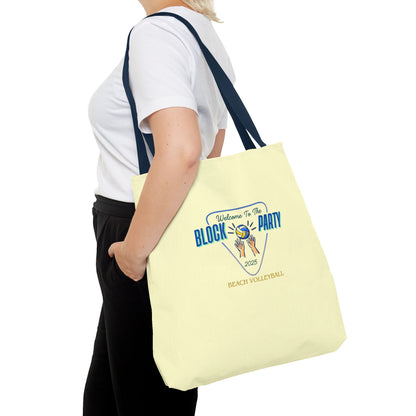 Beach Volleyball Tote Bag - Block Party 2025