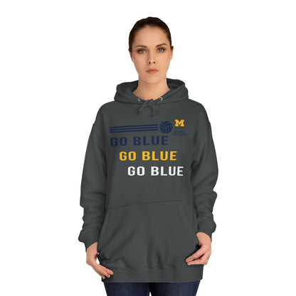 Go Blue x 3 Unisex Hoodie