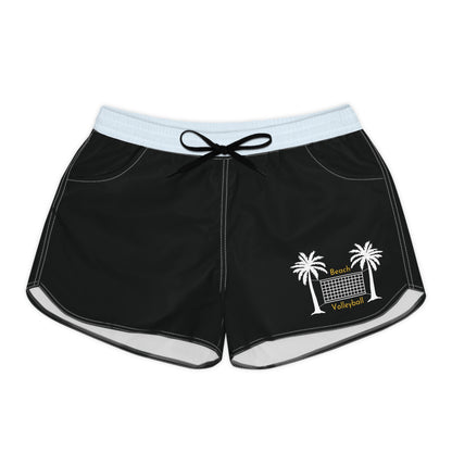 Women's Beach Volleyball Shorts - Black