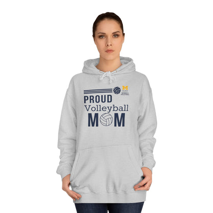 Proud Volleyball Mom Hoodie
