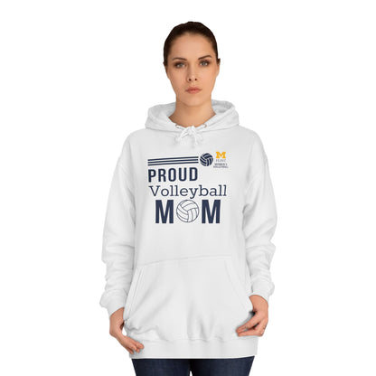 Proud Volleyball Mom Hoodie